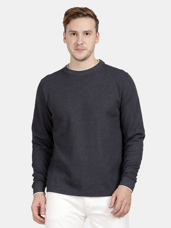 Dark Grey Men's Full Sleeve Sweatshirt