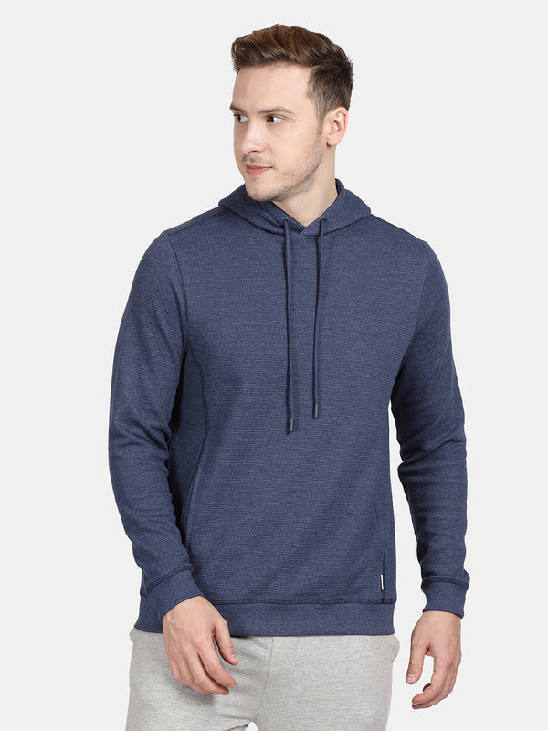 Blue Topez Waffle Knit Hoodie