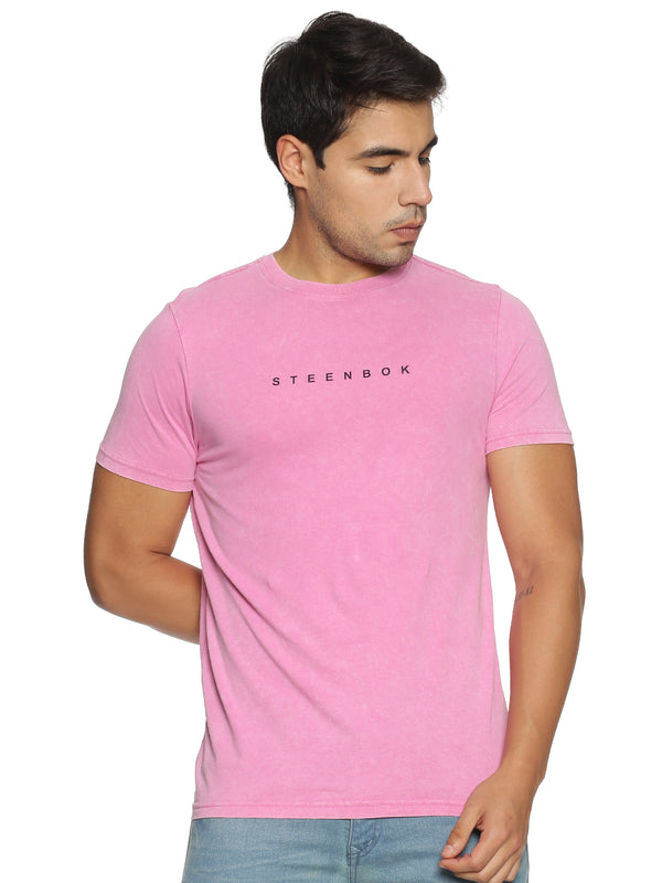 Men's Acid Wash Basic T-Shirt