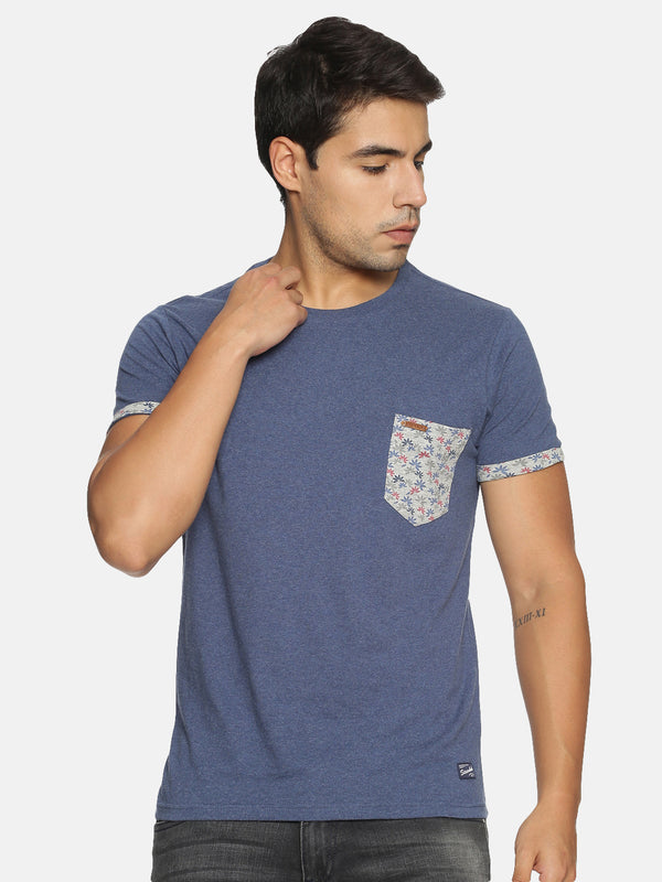 Men's Printed Pocket T-Shirt