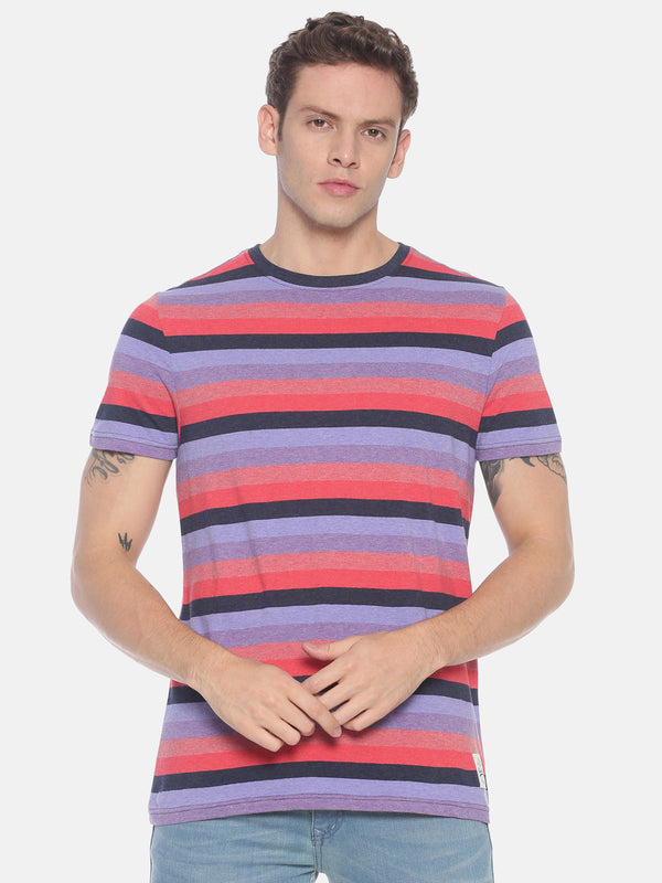 Men's Striped Basic T-shirt