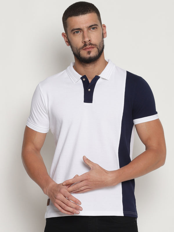 Men's Cut & Sew Polo T-Shirt
