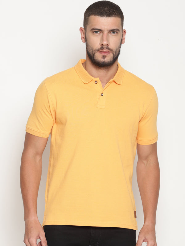 Men's  Warm Apricot Pastel Edition Polo T-Shirt