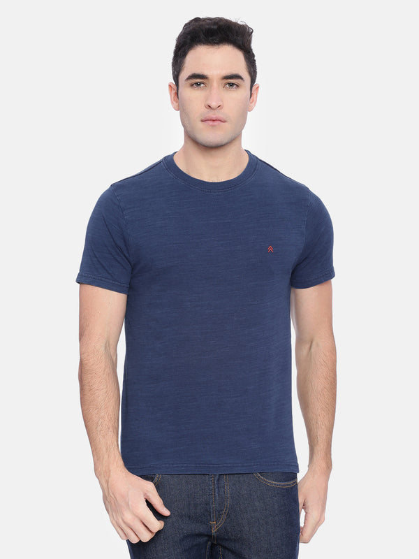 Men's Indigo Crew Neck T-Shirt