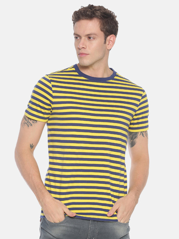 Men's Striped Basic T-shirt