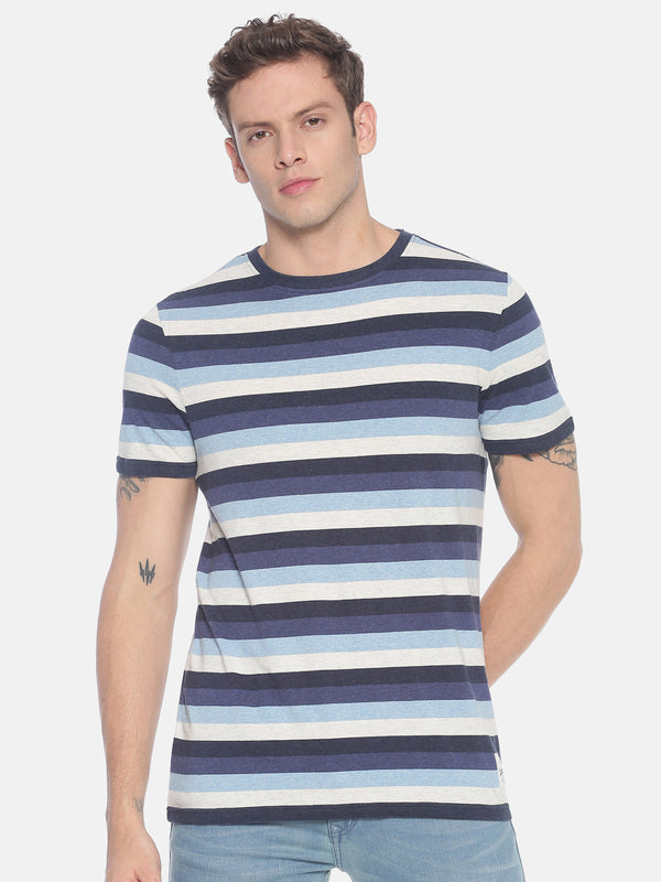 Men's Striped Basic T-shirt