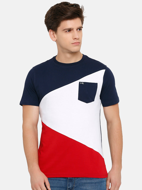 Men's Navy Crew Neck T-Shirt