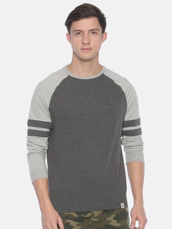 Grey Ragalan Basic T-Shirt